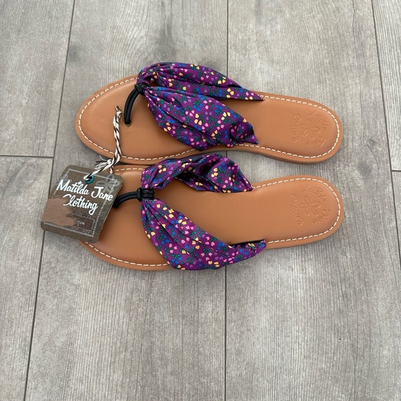 New Matilda Jane Women’s Sandals ‘Toes In the sand’ Flip Flops size 7 - Picture 9 of 12